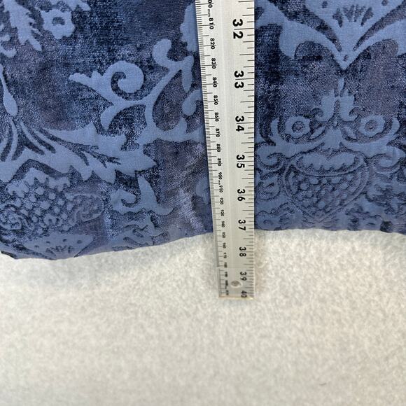 Chico's Chenille Jacquard Jacket Womens Size 3 Blue 100% Polyester Long Sleeve - Picture 9 of 12